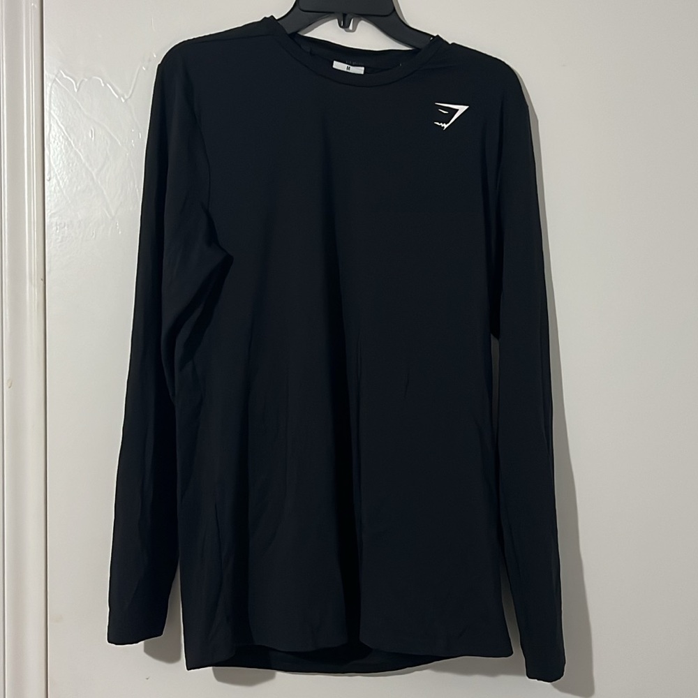 Gymshark Black Long Sleeve Performance Tee